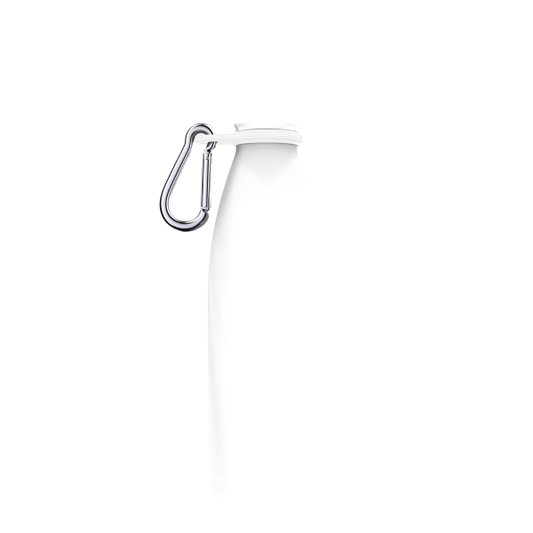 Bottle carabiner white for SHO bottles