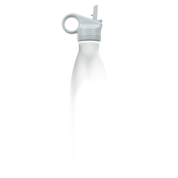 Grey straw lid for 260ml SHO bottle