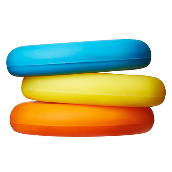 Moopops silicone bottle lids shown close up