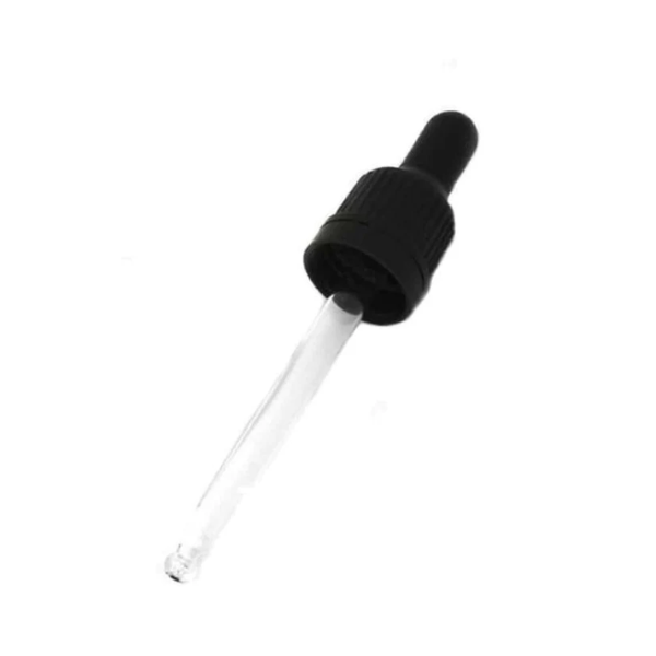 Glass serum dropper