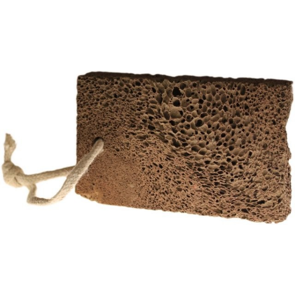 Flat volcanic footstone/pumice