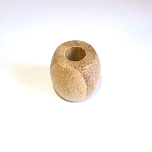 Bamboo toothbrush stand