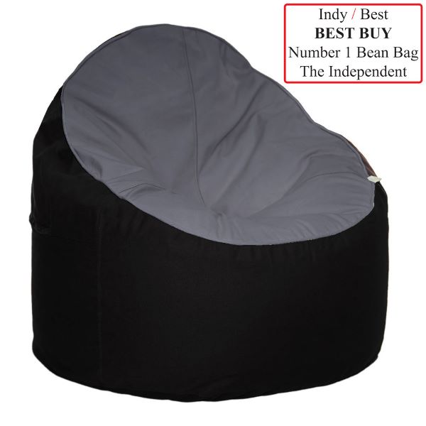 Eco-friendly bean chair Pebble and orca