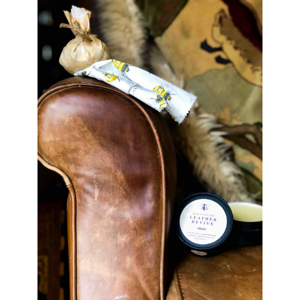 Beevitalise leather revive balm