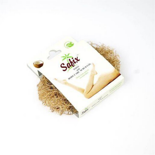 Coconut body scrub pad