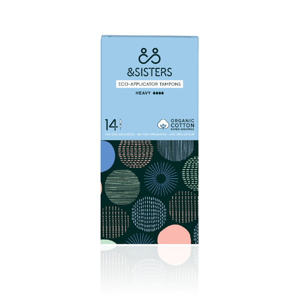 Eco-applicator tampons Heavy in cardboard box