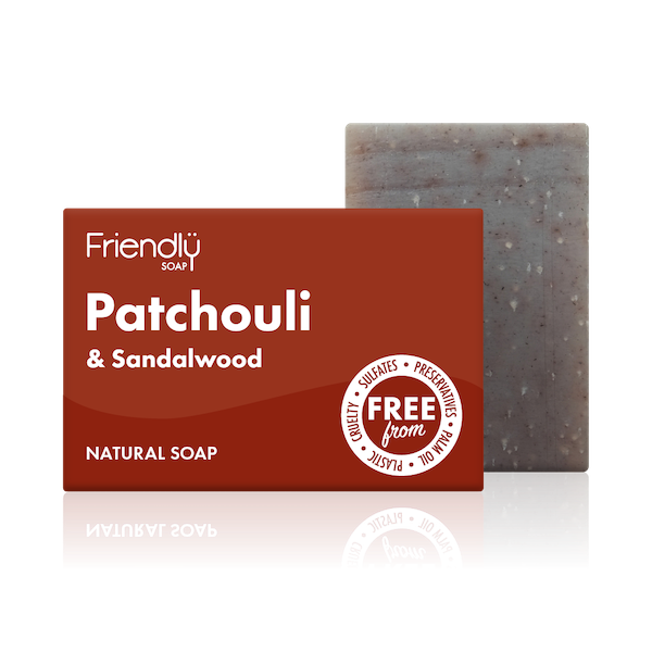 Friendly Soap soap bar Patchouli and sandalwood