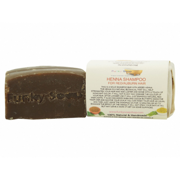 Henna shampoo for red auburn hair