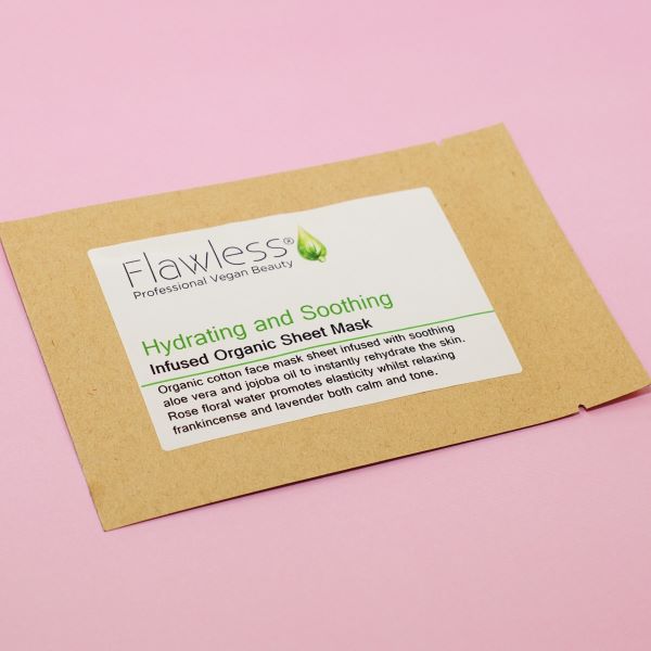 Sustainable facial mask hydrating and soothing
