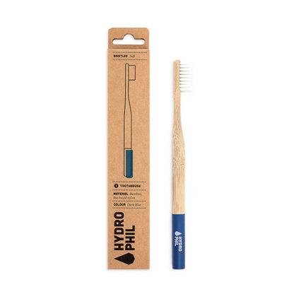 Hydrophil bamboo toothbrush blue soft bristles
