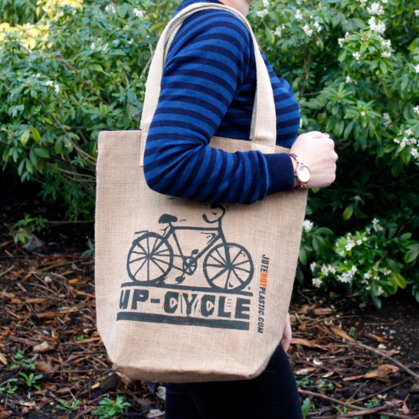 Jute bag upcycle
