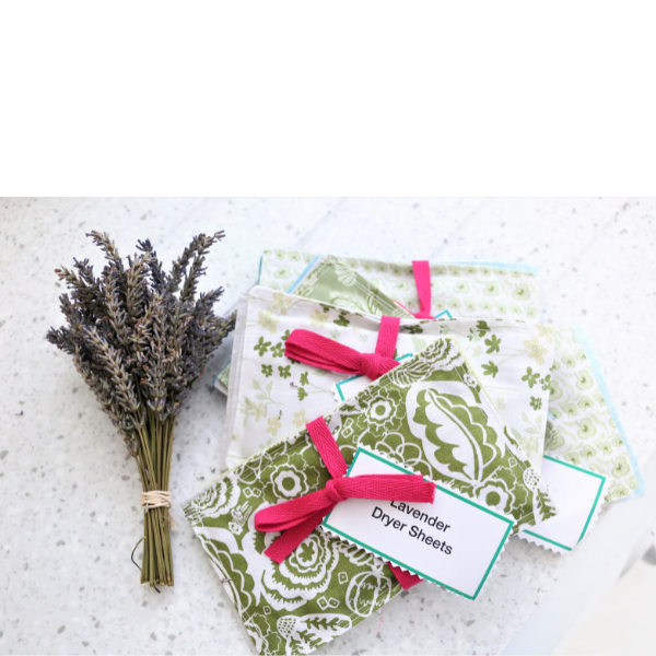 Cotton lavender dryer sheets