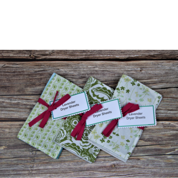 Cotton lavender dryer sheets