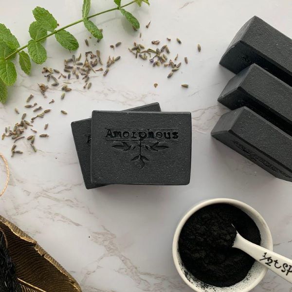 Facial soap bar for breakout skin - Melaleuca black