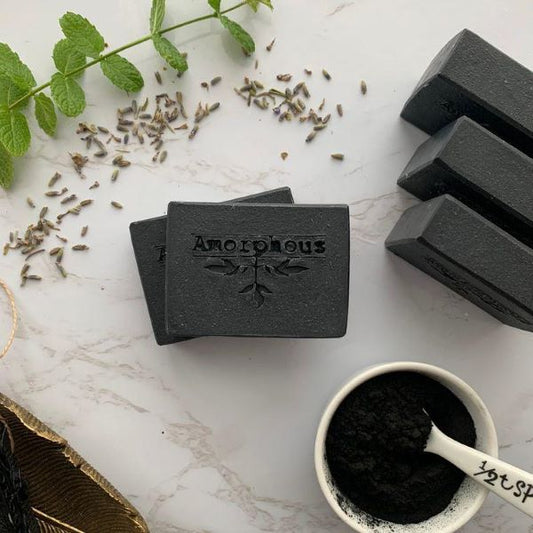 Facial soap bar for breakout skin - Melaleuca black 