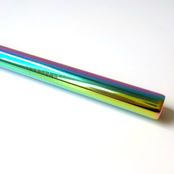 Neon smoothie straw