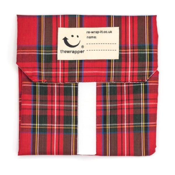 Royal stewart tartan sandwich wrapper (red tartan)