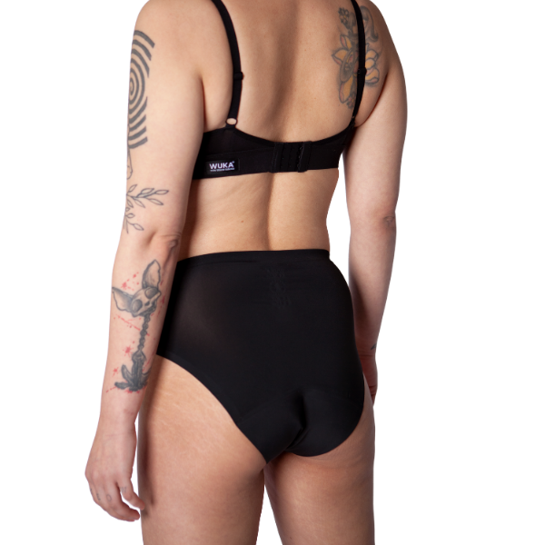 Perform seamless period pants back