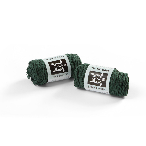 String bags bottle green