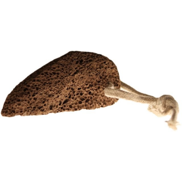 Volcanic footstone curved