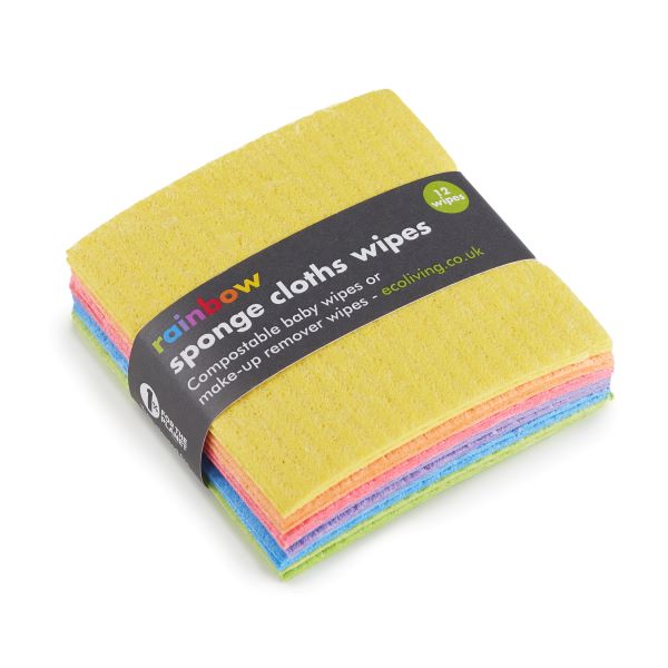 Compostable baby or make-up wipes