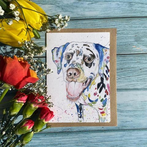 Eco-friendly card Charlie the Dalmation