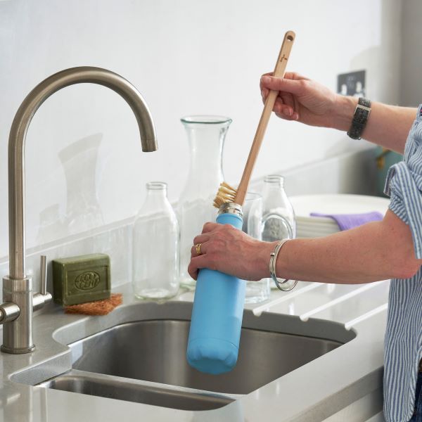 Eco friendly bottle brush with extra long handle