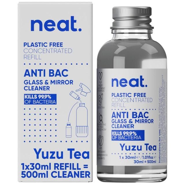 Neat reusable refill set for glass and mirror