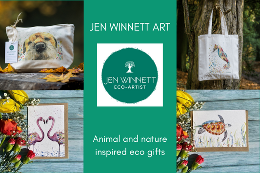 Sample of products for Jen Winnett Art