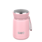 SHO reusable food flask in pastel pink
