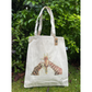 Eco-friendly tote shopping bag Giraffe couple
