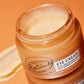 UpCircle eye cream in glass jar with lid off, showing product inside