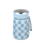 SHO reusable food flask in Checked blue design