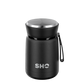 SHO reusable food flask in jet black