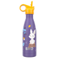 Kid's insulated bottle from SHO in Friends of the Forest (blue background with rabbit and acorns) with yellow straw lid
