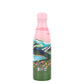 SHO eco-friendly reusable bottle in Mountains design (green grass foreground, valley and mountains, pale pink sky) , 500ml