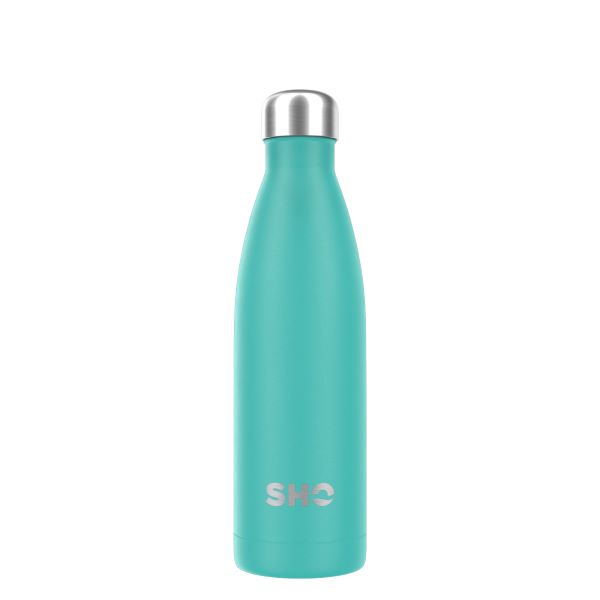 SHO eco-friendly reusable bottle in Aqua, 500ml