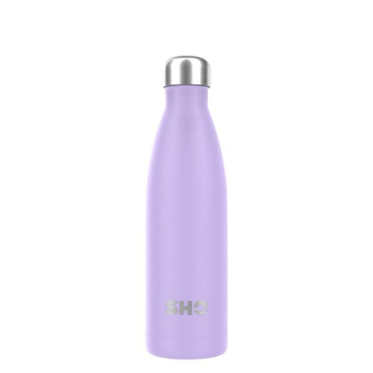 SHO eco-friendly reusable bottle in Pastel purple, 500ml