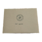 Cardboard box lid with The Green Turtle logo and stamped text reading 'for katie'