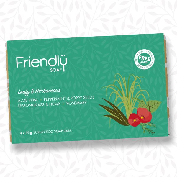 Friendly Soap selection box Leafy and herbaceous collection