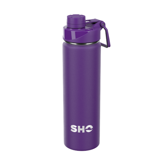 SHO sports bottle in Vivid violet colour