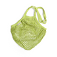 Long handled string bag in lime green
