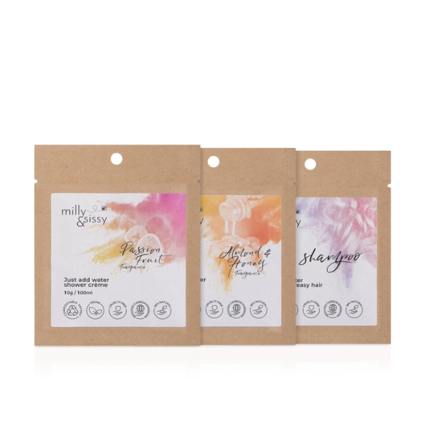 Milly & sissy refill pouches, travel size