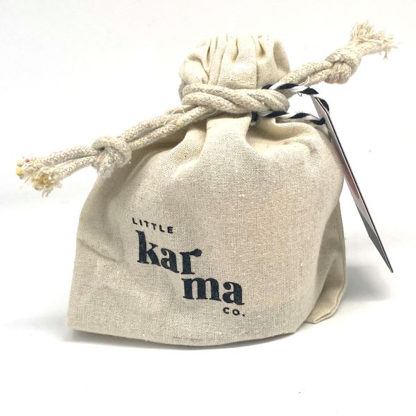 Clean burning refillable candle in cotton bag packaging
