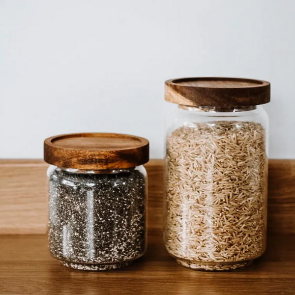 Eco-friendly pantry jars