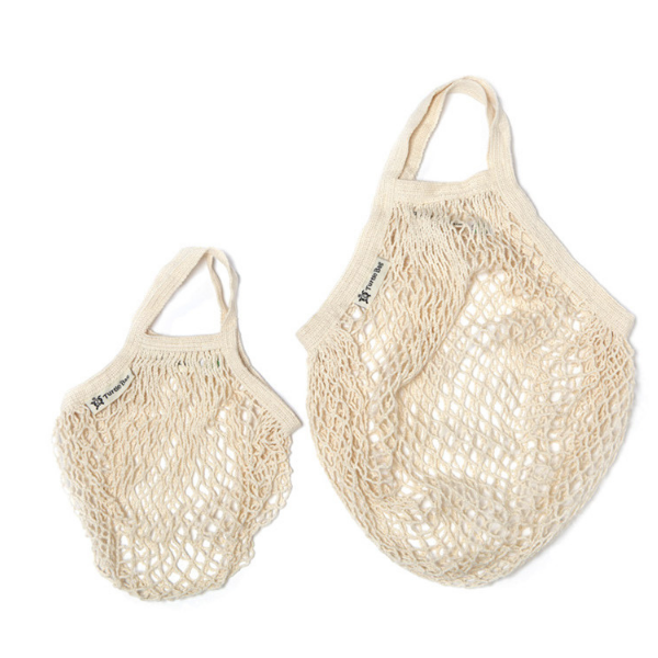 Adult and child string bag natural