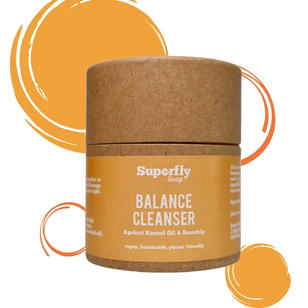 Eco-friendly balance cleanser in cardboard packaging