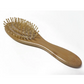 Bamboo, wood and rubber hairbrush