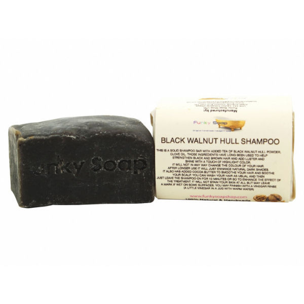 Black walnut eco-friendly shampoo bar for black hair