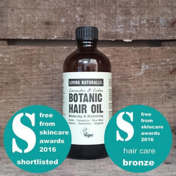 Organic botanic hair oil